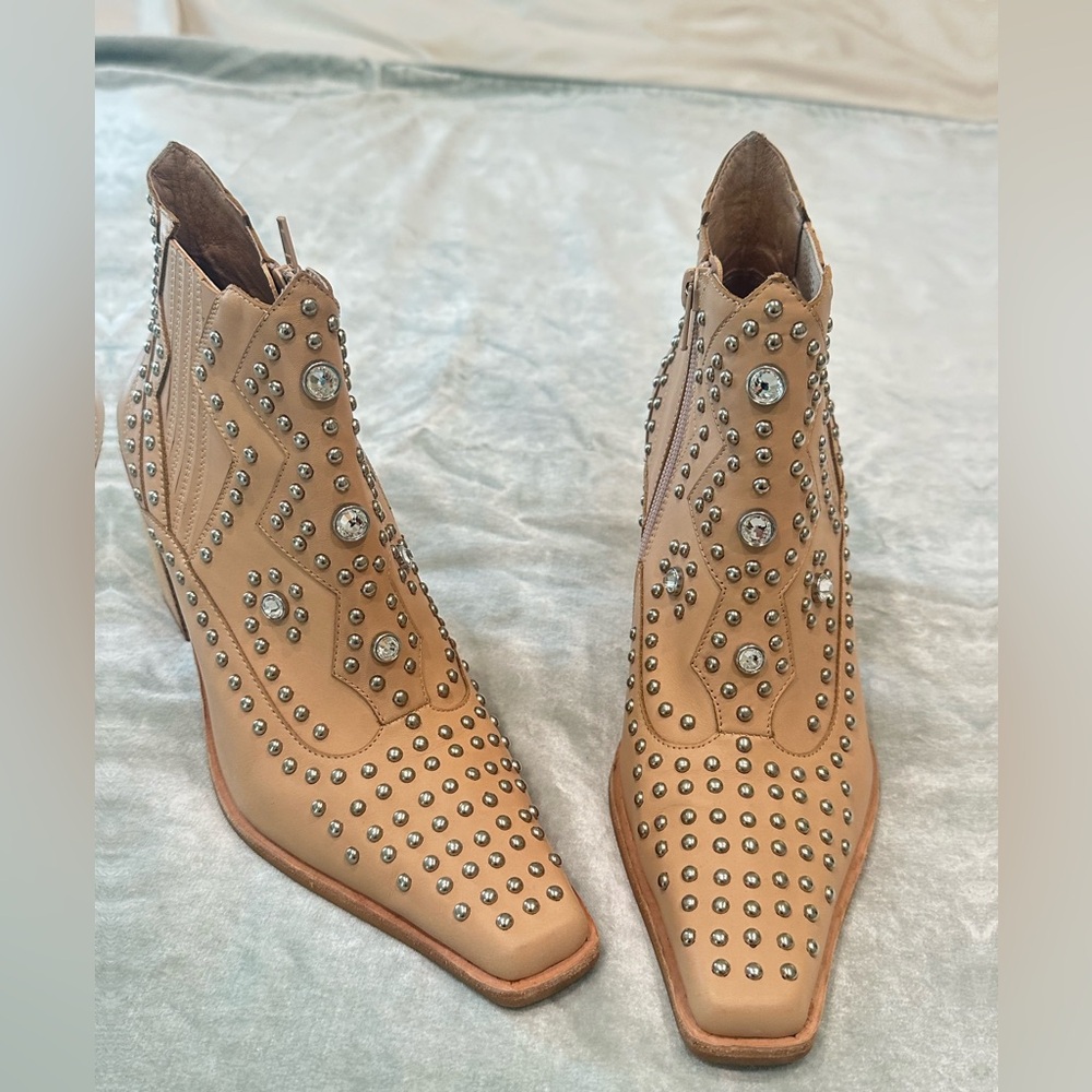Jeffrey Campbell Show Pony Embellished Booties 8.5